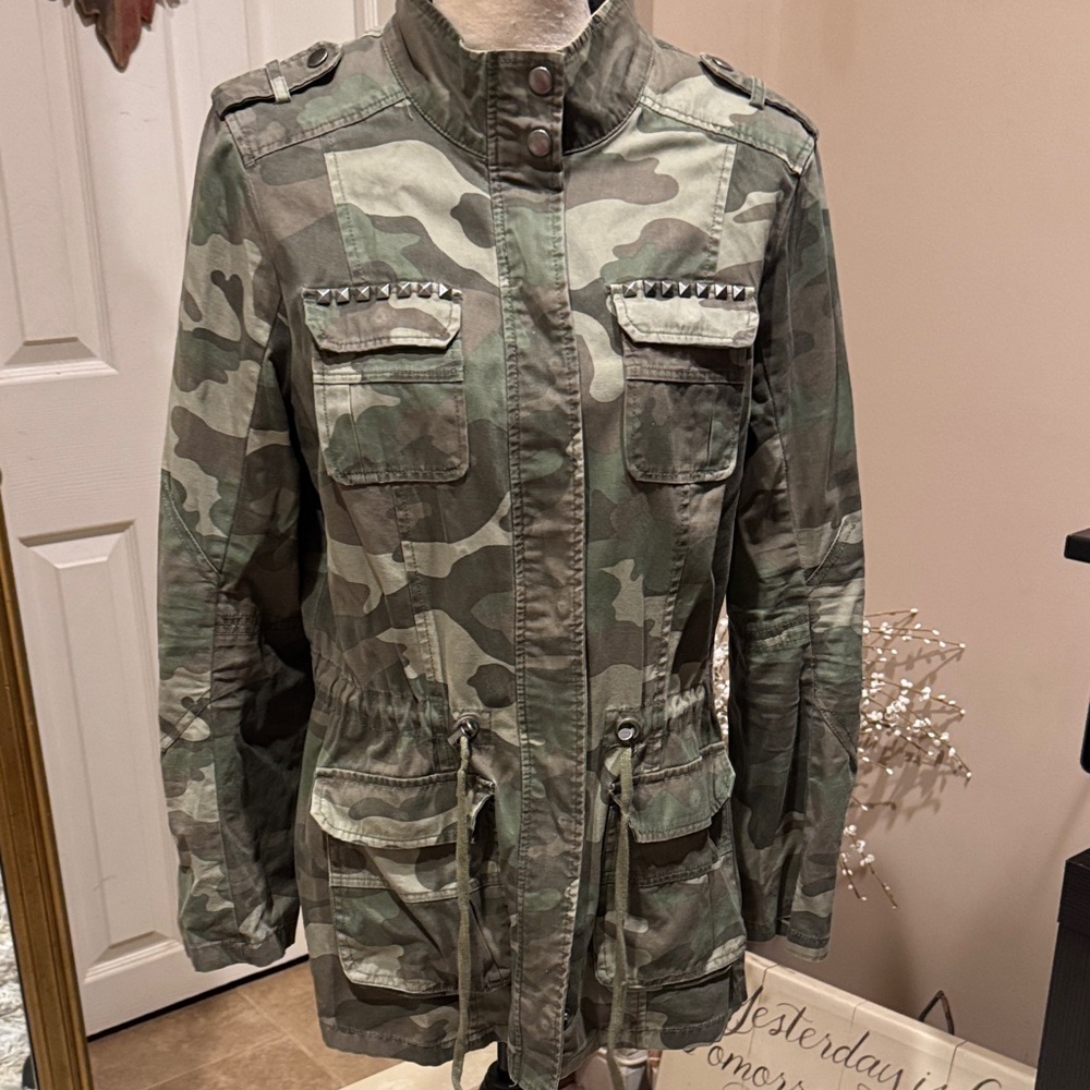 INC International Concepts Camouflage Jacket